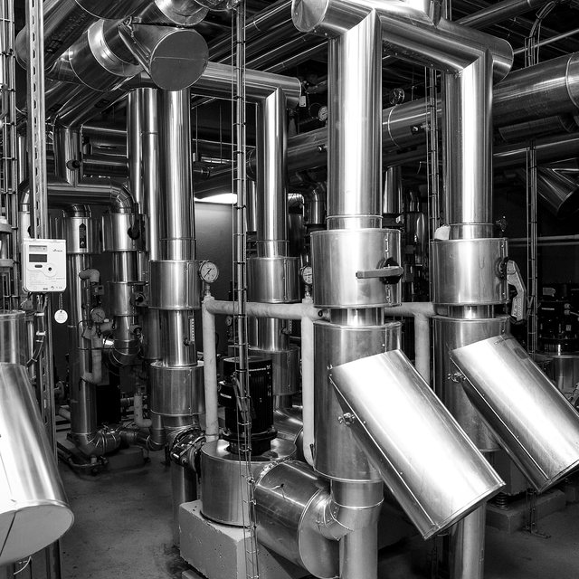 Tuyauterie d’une installation industrielle